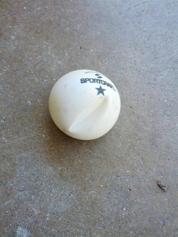 damage ping pong ball